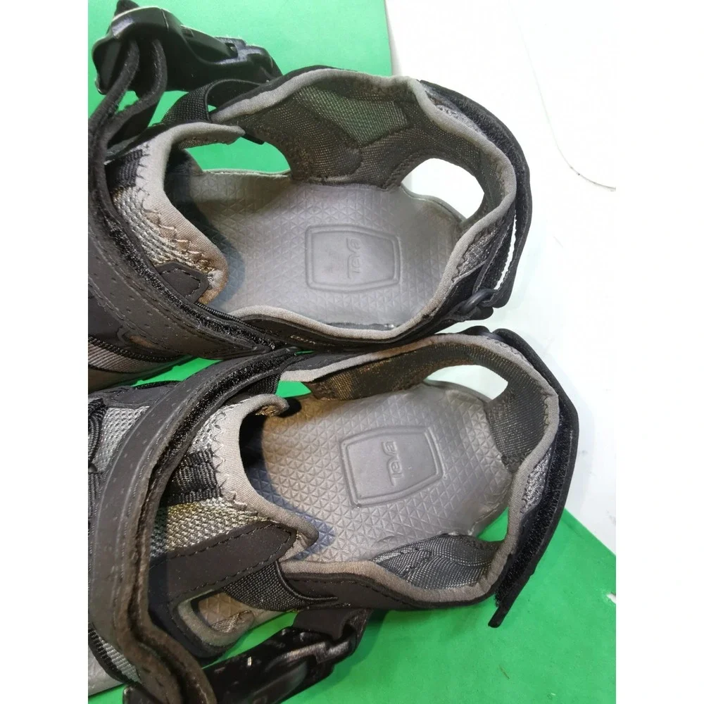 TEVA OMNIUM 2 BLACK STRAP TRAIL HIKING SPORT MEN'S SANDALS SIZE US 13